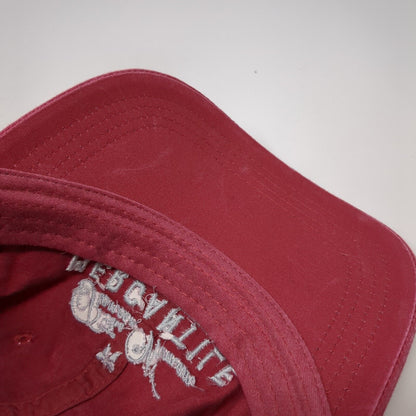 The Pioneer Woman Mercantile Pawhuska Oklahoma Slideback Hat Red OS Adjustable