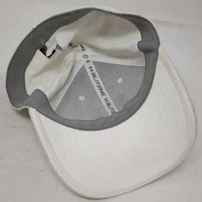 Under Armour Baseball Cap White L Fitted Blitzing Embroidered Logo Classic Fit