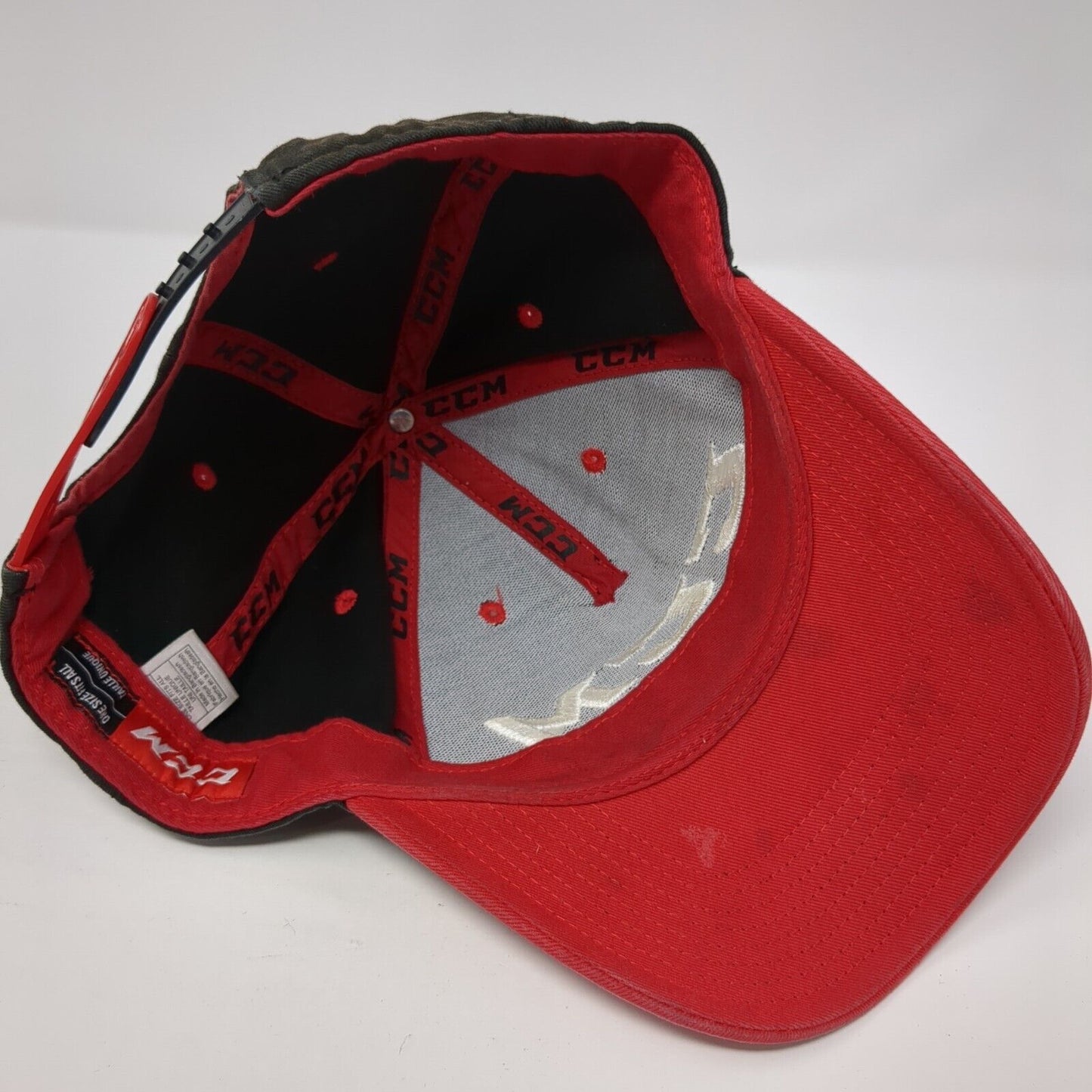 CCM Snapback Hat Multicolor One Size Adjustable Embroidered 6 Panel Cotton