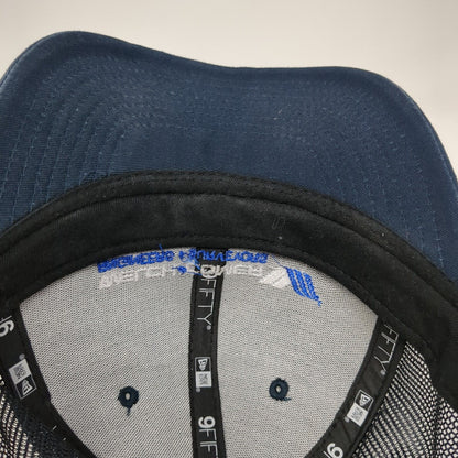 Welch Comea Engineers Surveyors Snapback Trucker Hat Blue OS Mesh Back New Era