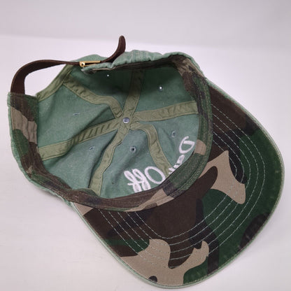 Day Off Slideback Hat Sage Green One Size Adjustable Leather Strap