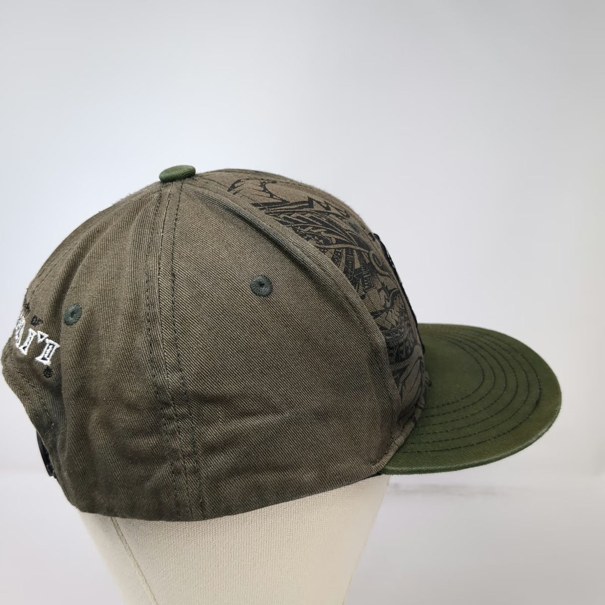Hawaii Rainbow Warriors NCAA Hawaiian Headwear Snapback Green OSFM Hat Tribal