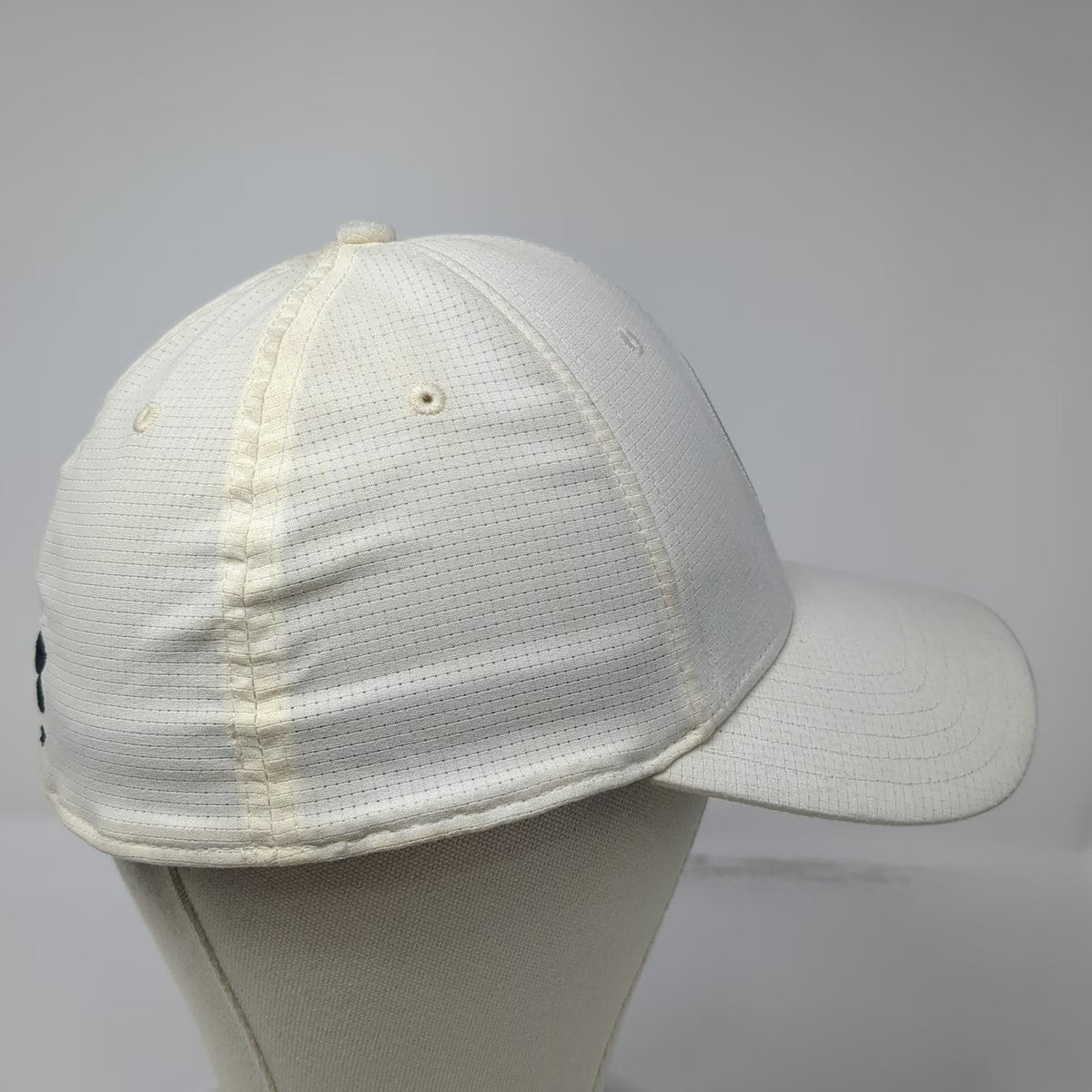 Under Armour Baseball Cap White XL Golf Performance Textured Classic Fit Hat