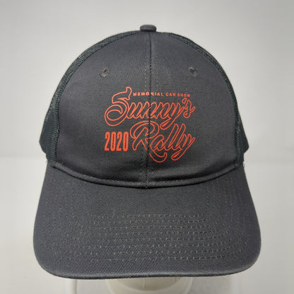 Sunny's 2020 Rally Memorial Car Show Snapback Trucker Hat Gray OS Mesh Back