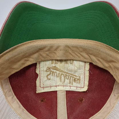 Legacy Red Trucker Hat One Size Sun Valley Idaho Mesh Back Snapback Green Brim