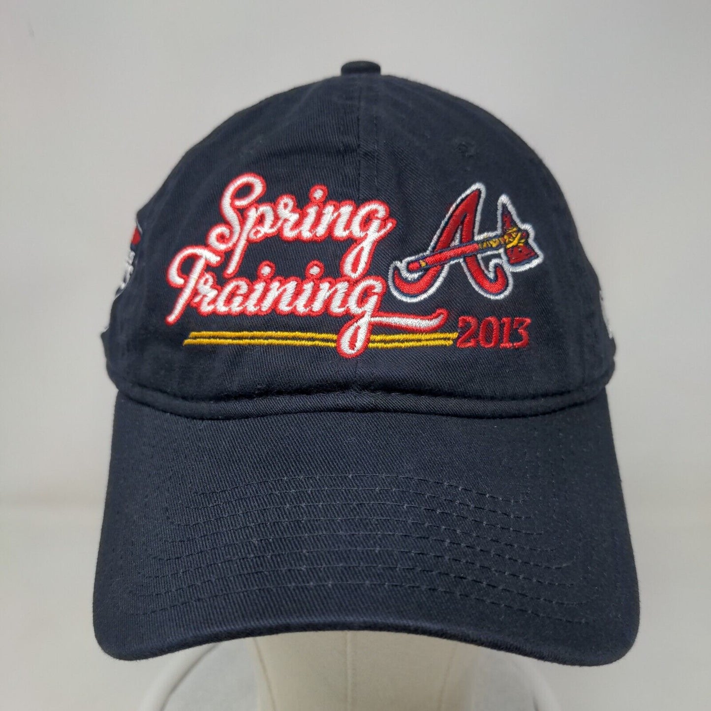 New Era Men's Slideback Hat Blue Atlanta Braves 2013 Spring Training Logo