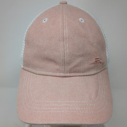 Tommy Bahama Pink Baseball Cap One Size Mesh Marlin Baja Margarita Recipe Hat