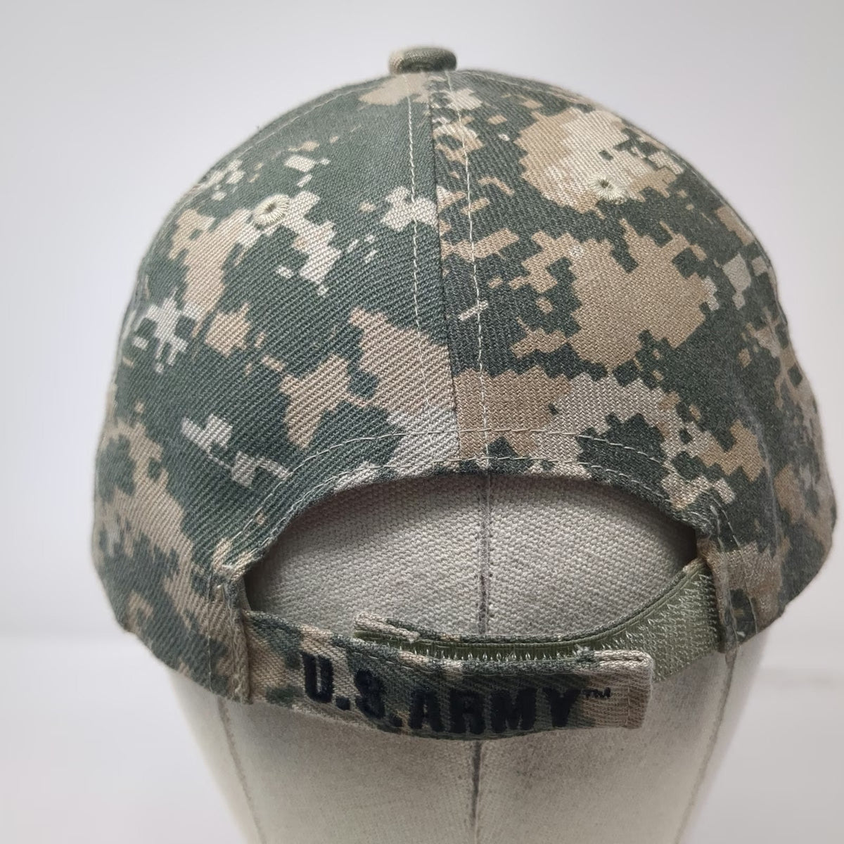 U.S. Army Baseball Cap Green Digital Camo Embroidered One Size Hat Licensed