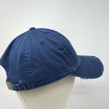 KBETHOS Baseball Cap Blue One Size Henny Embroidery Cotton Slideback Buckle Hat