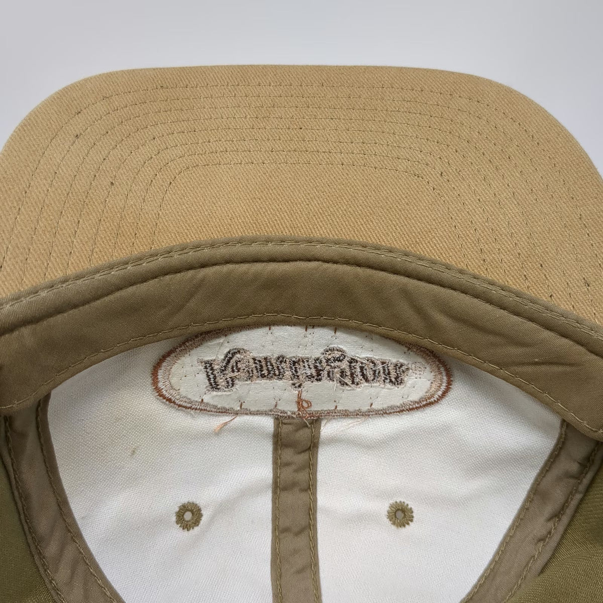 Remington Arms Baseball Cap Brown One Size Slideback Piped Brim Logo Hat