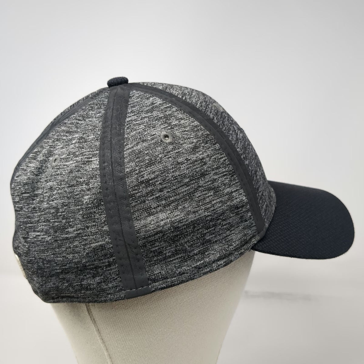 New York Yankees MLB New Era Baseball Cap Gray Blue M 39THIRTY Stretch Hat NY