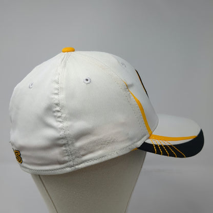 Boston Bruins NHL Reebok White Yellow Black XL Face Off Embroidered Logo Hat