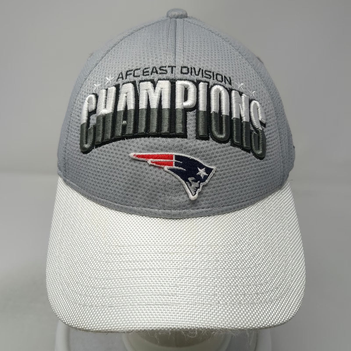 New England Patriots NFL New Era Snapback Hat Gray One Size AFC East Champions
