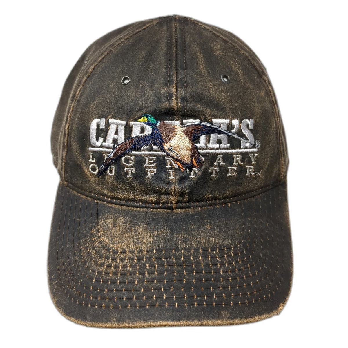 Cabela's Brown One Size Baseball Cap Mallard Duck Legendary Outfitter Hat