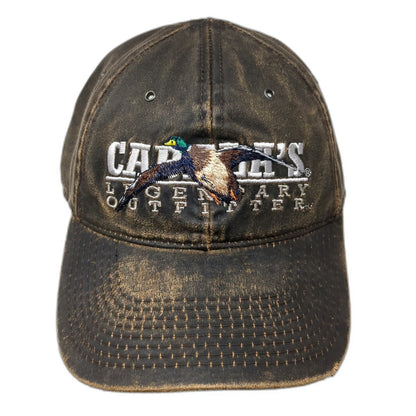 Cabela's Brown One Size Baseball Cap Mallard Duck Legendary Outfitter Hat