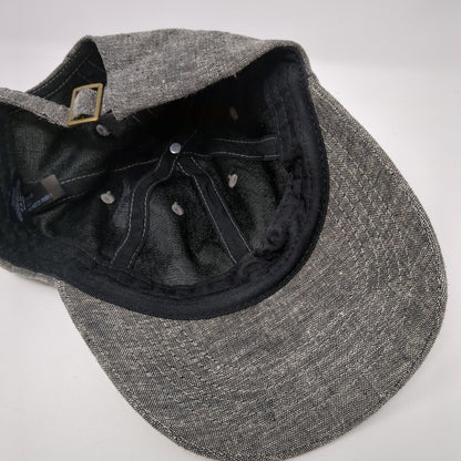 Express Slideback Hat Gray One Size Adjustable Embroidered Vented Holes 6 Panel