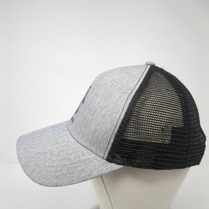 Oregon Snapback Trucker Hat Gray One Size Adjustable Mesh Back Big Accessories