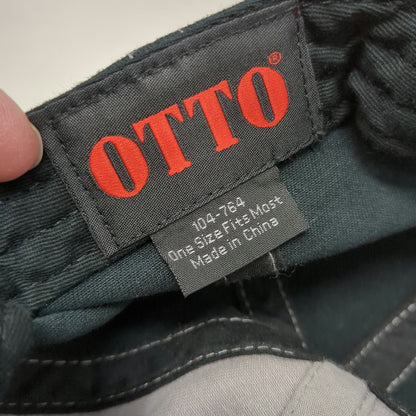 OTTO Baseball Cap Black OSFM Matrix Drilling Products Distressed Strapback Hat