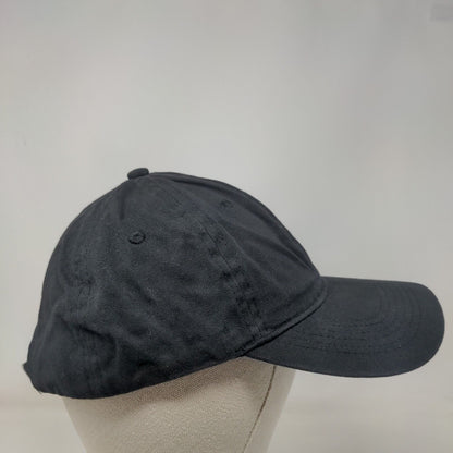 Port & Company Slideback Hat Black One Size Adjustable Vented Holes Blank