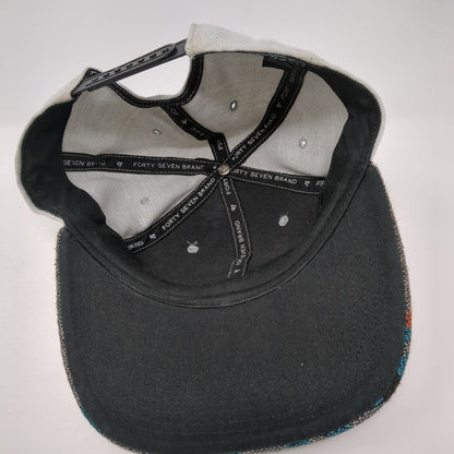 California Republic Bear Snapback Hat Multi One Size Adjustable '47