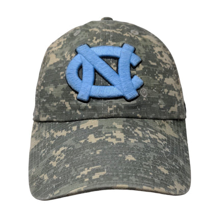 '47 Brand Mens Slideback Hat OSFA Camo Embroidered North Carolina Tar Heels Logo