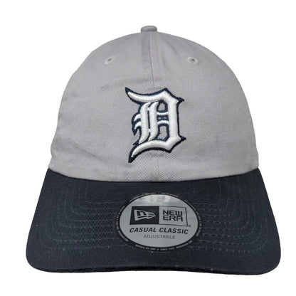 New Era Men's Slideback Hat Gray Size OSFM Embroidered Detroit Tigers Logo