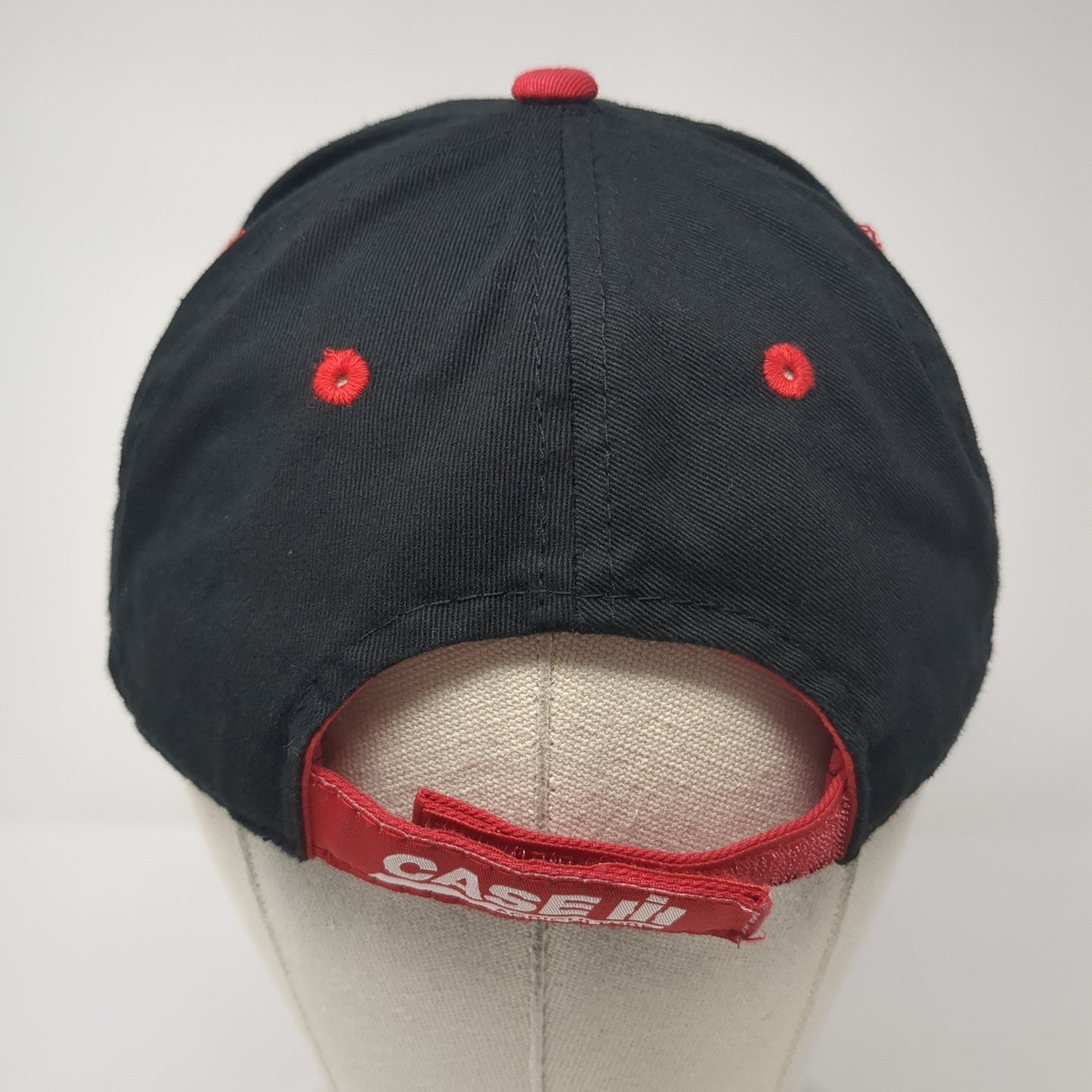 Heartland Tractor Strapback Hat Black One Size Adjustable Embroidered