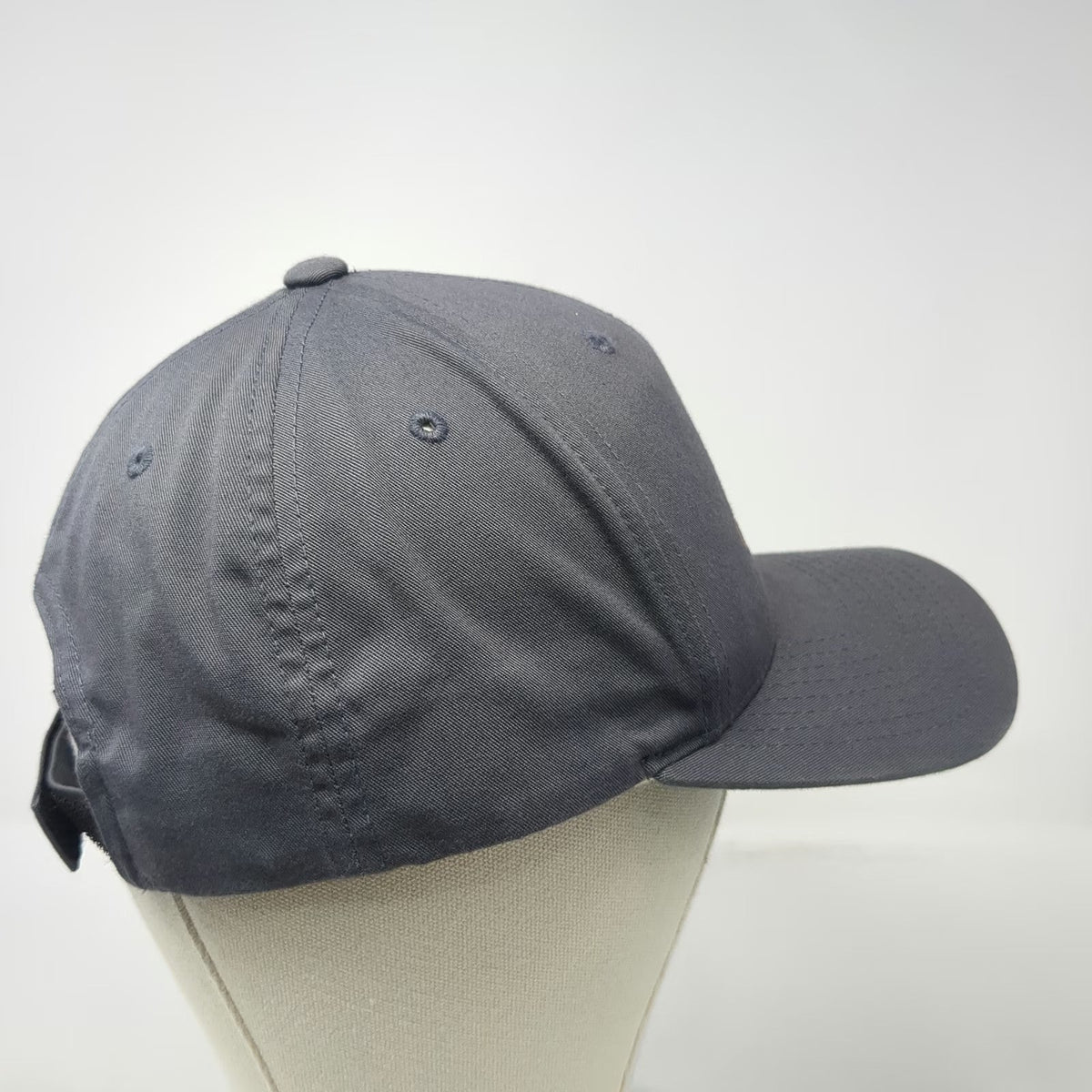 Pacific Headwear Baseball Cap Gray One Size Strapback Green Brim Dusharms hat
