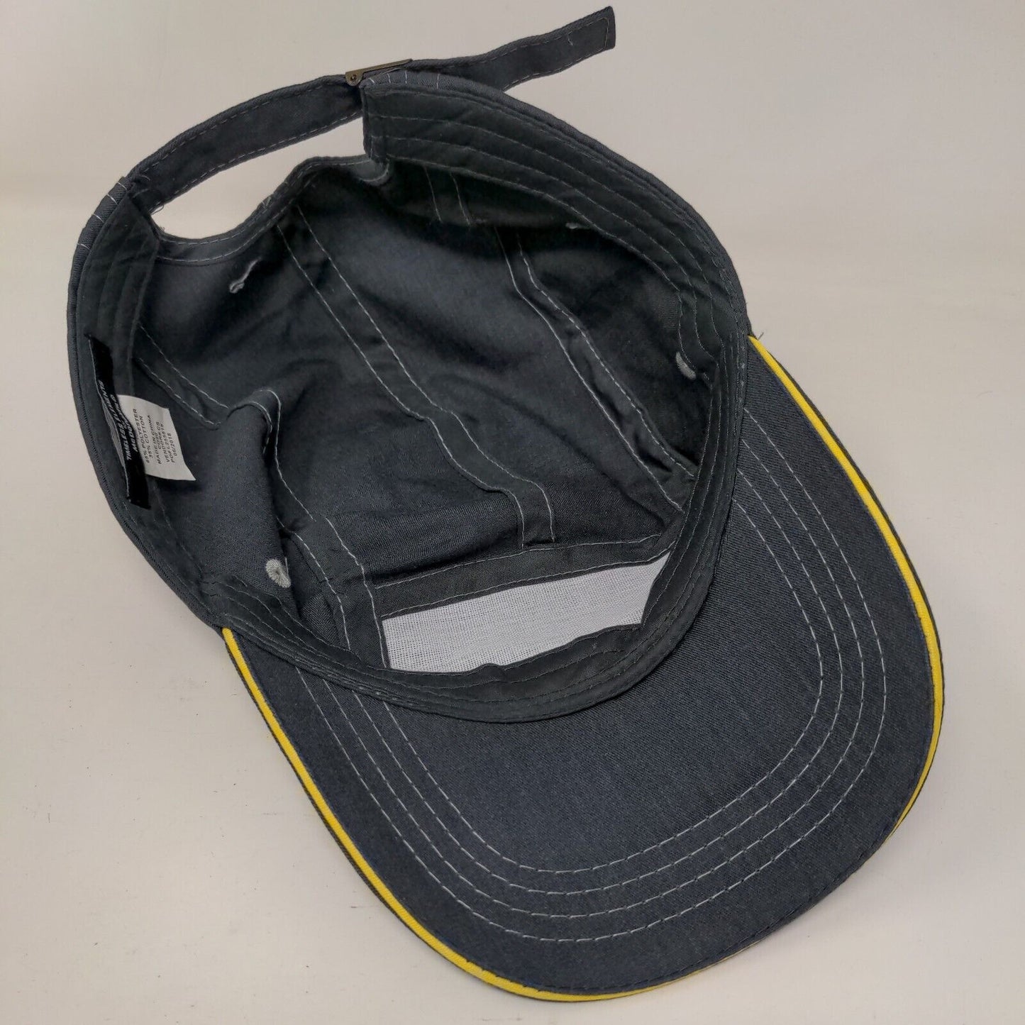 McDonald's Slideback 5 Panel Hat Gray One Size Solid Employee Uniform