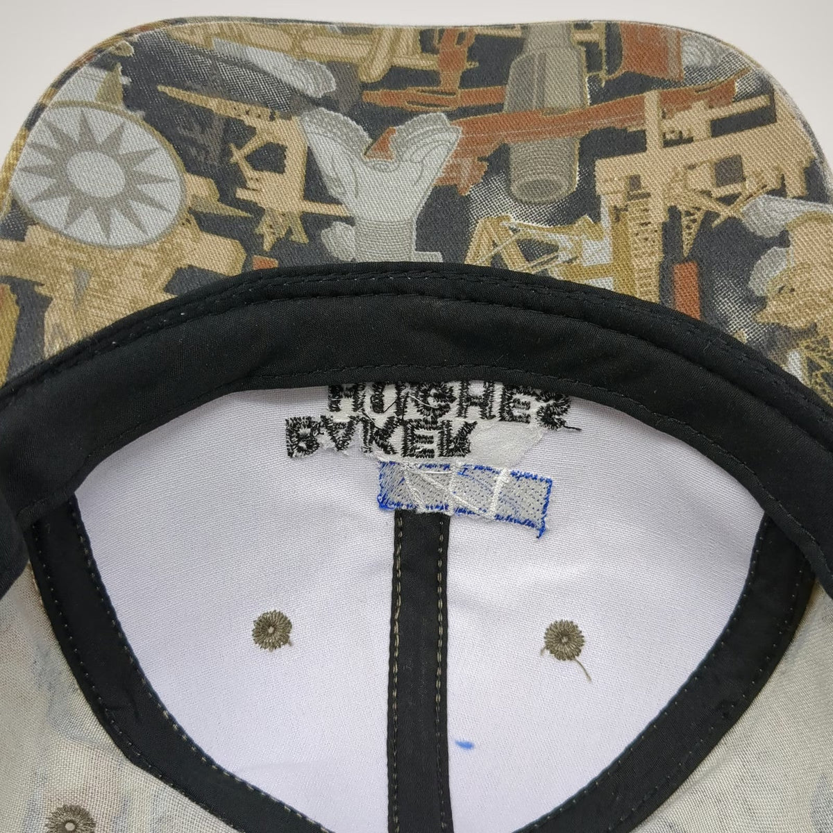 Oilfield Camo Baker Hughes Baseball Cap Gray One Size Strapback Hat Industrial
