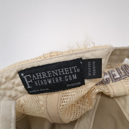 Sprout Nip Amplify Aceto Slideback Trucker Hat Tan OSFA Mesh Back