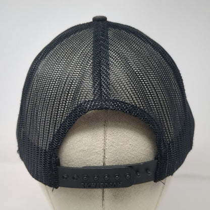 Richardson Trucker Hat Black Blue One Size Farwest Hex Camo Mesh Back Snapback