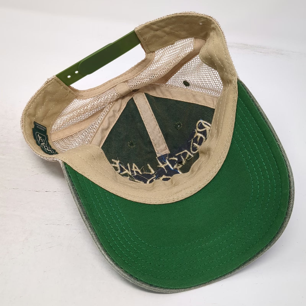 Legacy Trucker Hat Green One Size Redfish Lake Lodge Idaho Mesh Snapback
