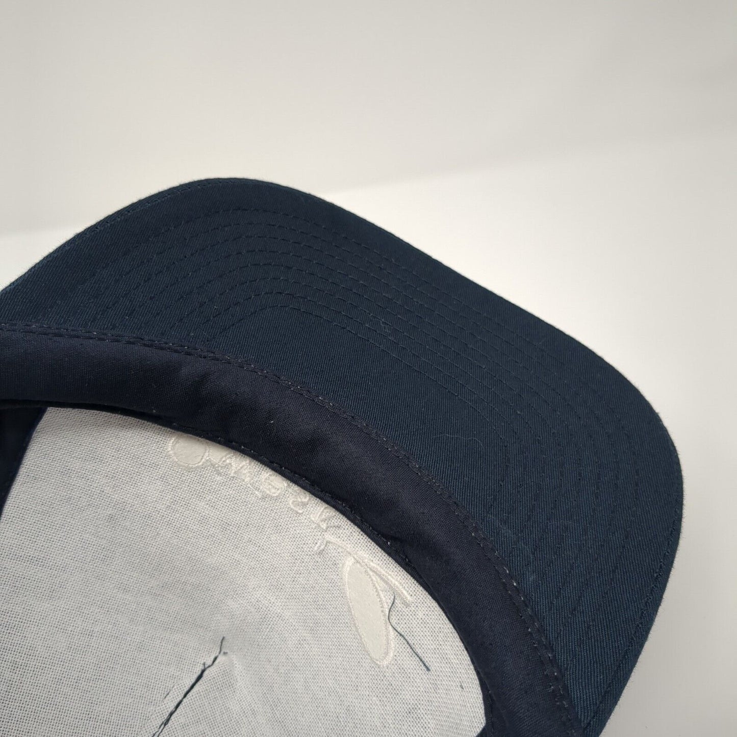 Qwest Snapback Mesh Back Trucker Hat Blue One Size Adjustable Cintas