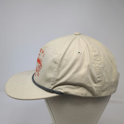 Emblem 5 Panel Beige One Size Hat Simmzy's California VW Bus Beach Eats Snapback