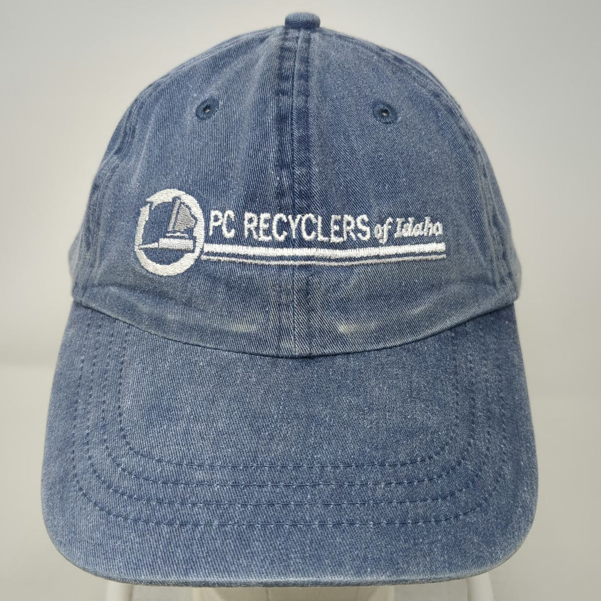 Port & Company Baseball Cap Blue One Size PC Recyclers of Idaho Strapback Hat