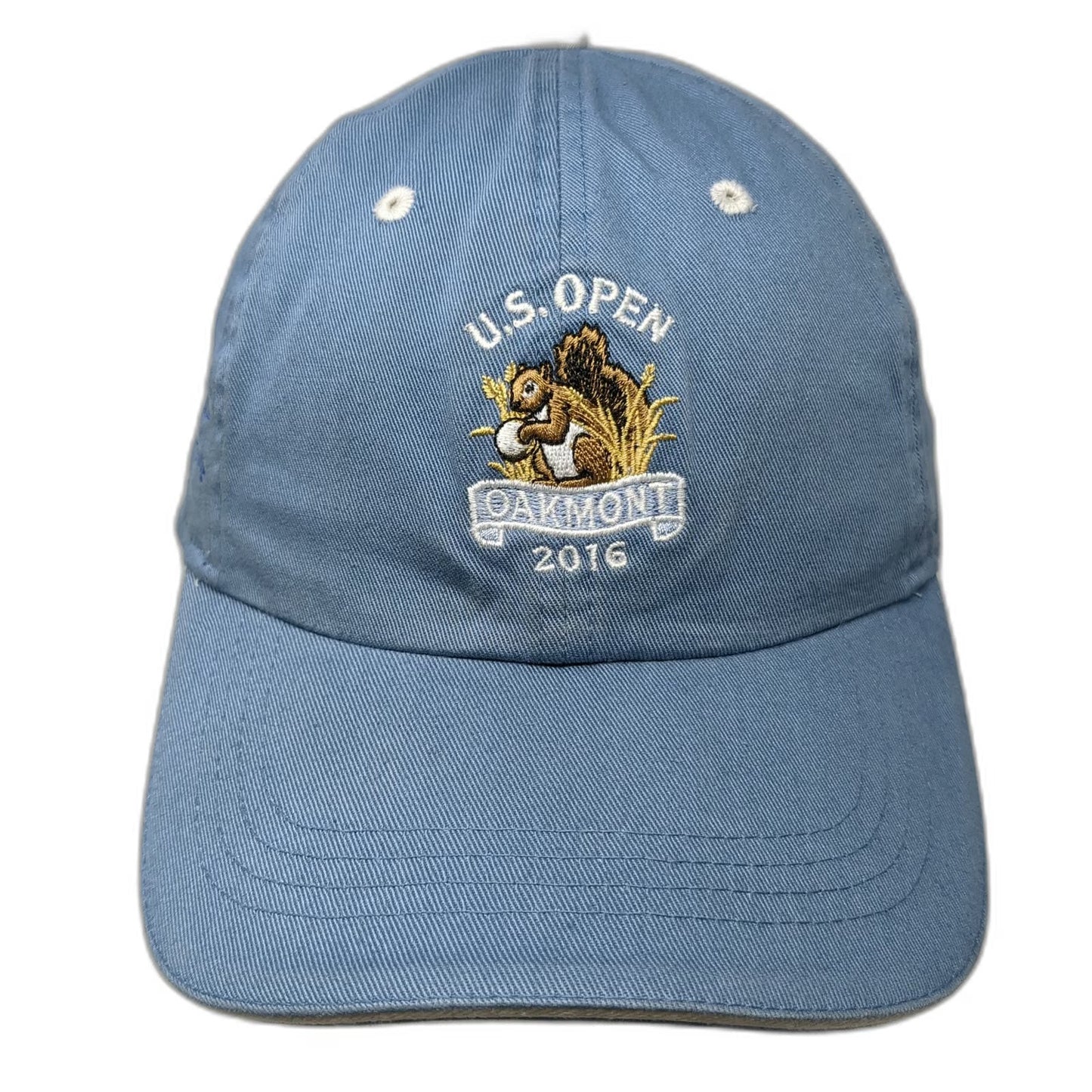 Ahead Baseball Cap Blue OSFM Oakmont 2016 US Open Golf Squirrel Hat Strapback