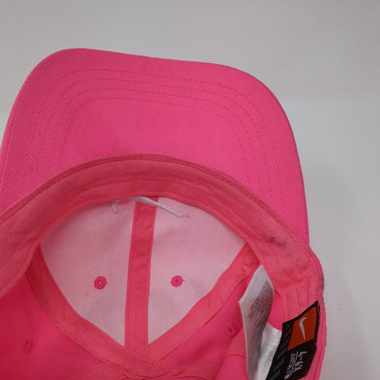 Nike Strapback Hat Pink 4-6X Adjustable Embroidered Swoosh 6 Panel Just Do It