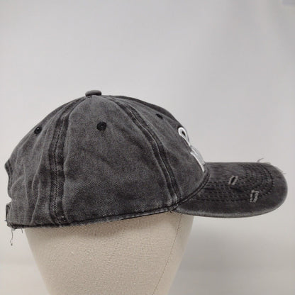 Dog Mom Slideback Hat Gray OSFA Adjustable Embroidered Vent Holes