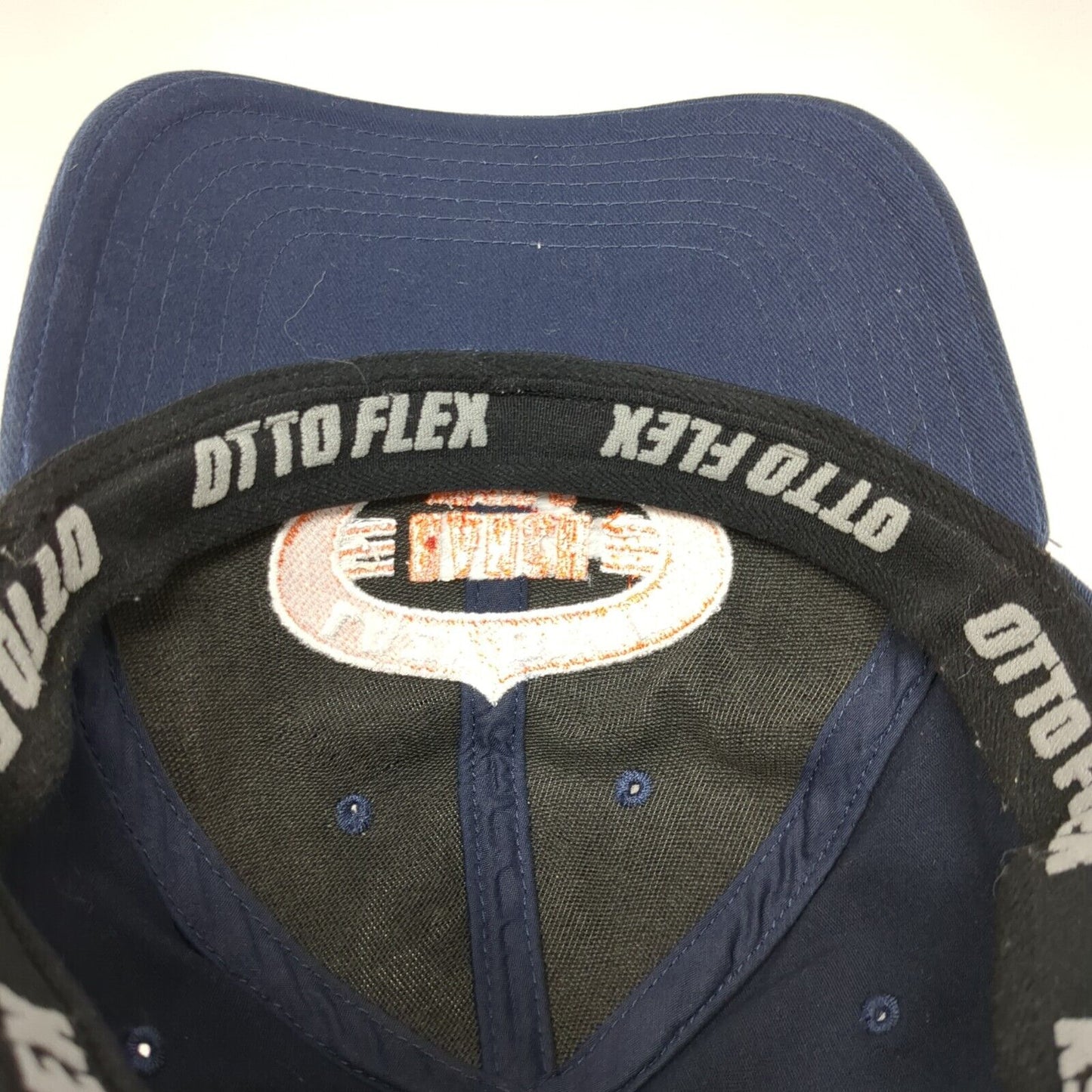 Lazy Bear Ranch Weiser ID Fitted Hat Blue L/XL Embroidered 6 Panel OttoFlex