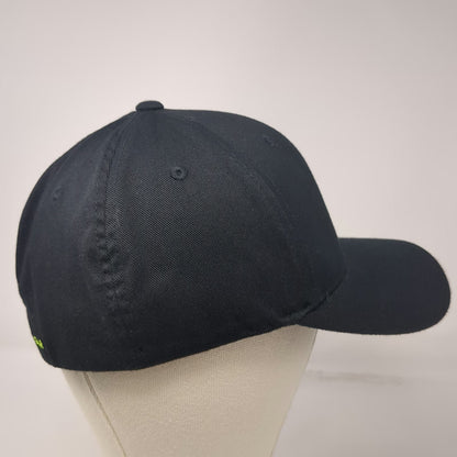 Klim Baseball Cap Black XL Technical Riding Gear Flexfit Embroidered Logo Hat