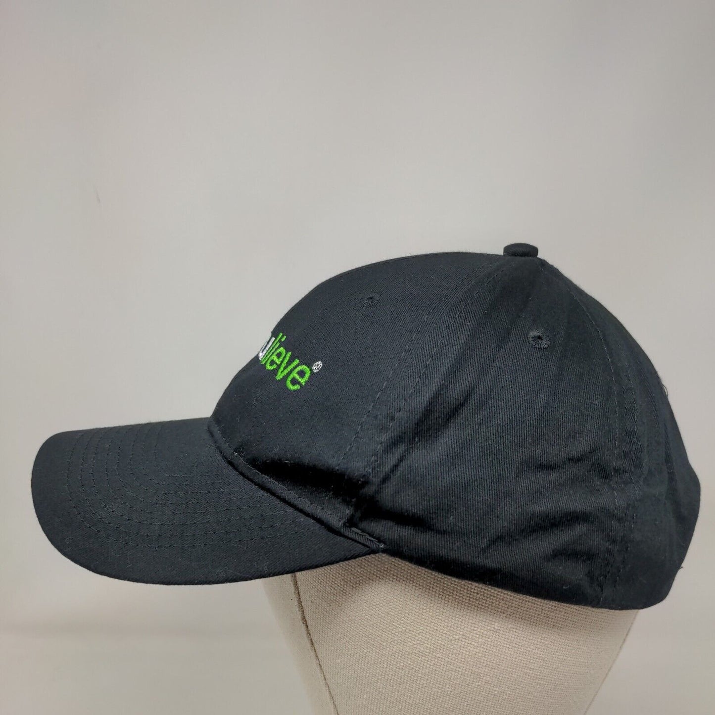 Trulieve Snapback Hat Black OS Adjustable Embroidered 6 Panel Port & Company