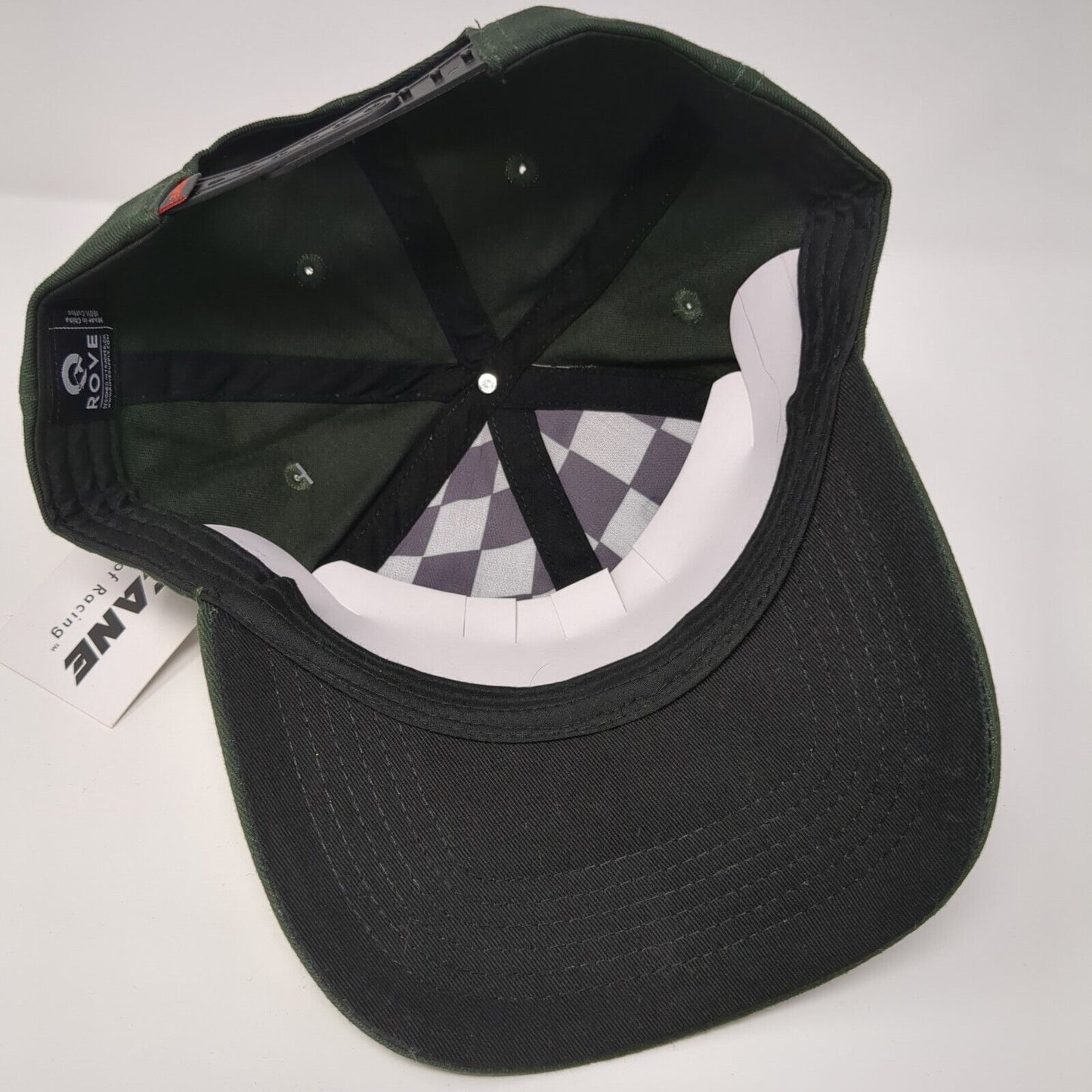 Chicane Snapback Hat Black Red OSFA Embroidered Logo W/Tags Rove