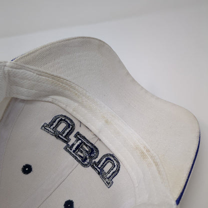 UBU And I'll Be Me Strapback Hat White One Size Adjustable Embroidered