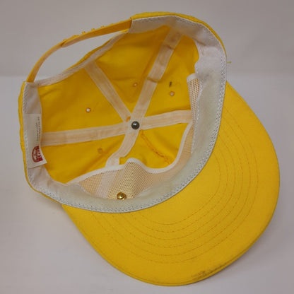 Northern Wolves NSU Snapback Hat Yellow One Size Adjustable Embroidered 6 Panel