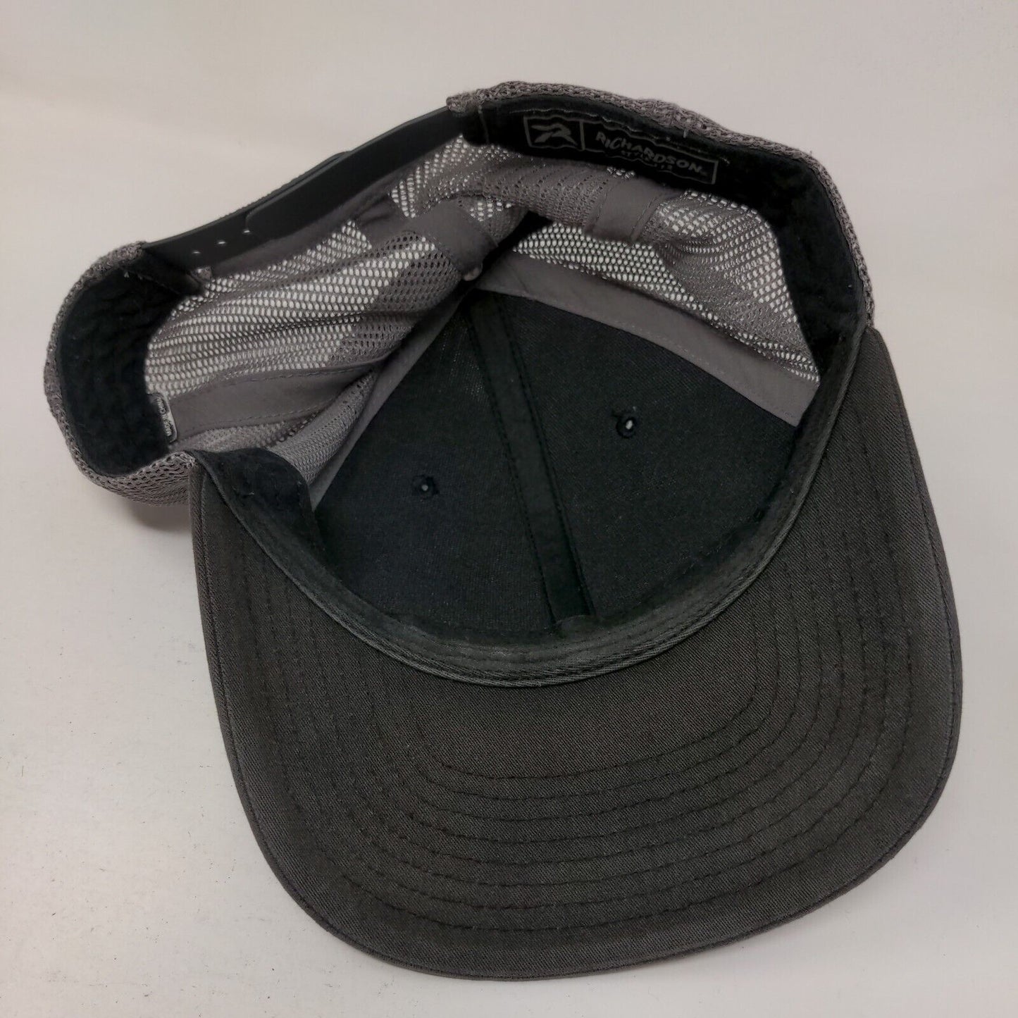 Team Roper Snapback Mesh Back Trucker Hat Multi One Size Leather Patch