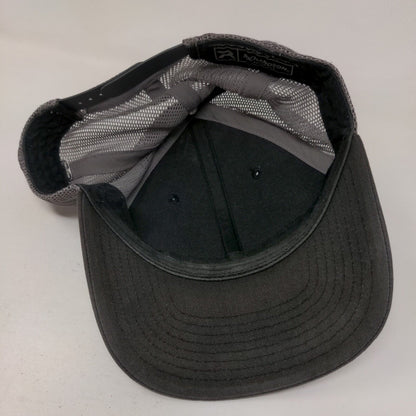 Team Roper Snapback Mesh Back Trucker Hat Multi One Size Leather Patch