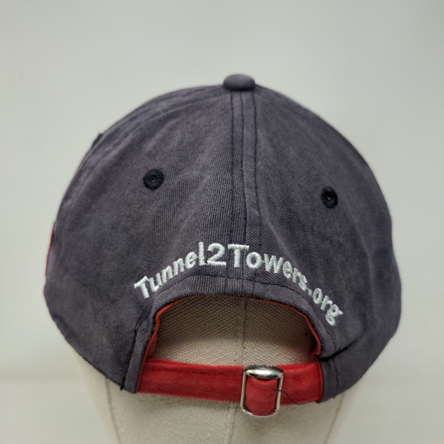 Tunnel 2 Towers FDNY Never Forget Slideback Hat Blue One Size Embroidered