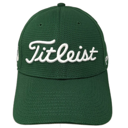 Titleist New Era Baseball Cap Green L Pro V1 FootJoy FJ Stretch Fit Hat
