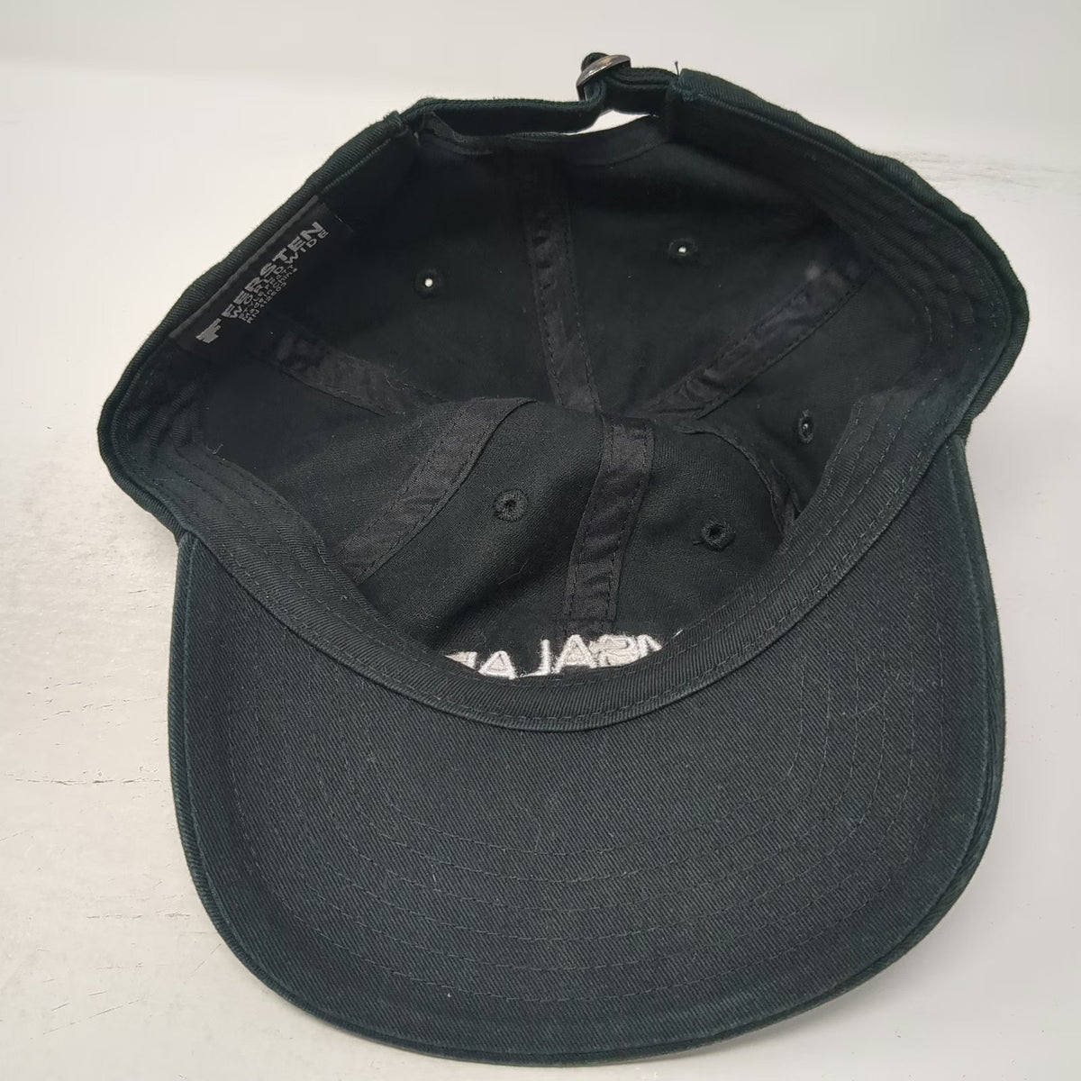 Fersten Worldwide Baseball Cap Black One Size MSALABS Logo Cotton Slideback Hat